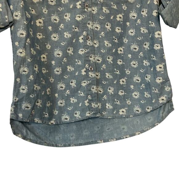 AG x Liberty Art Fabrics | Floral Chambray Button Down | Small | Made in USA - Picture 6 of 9